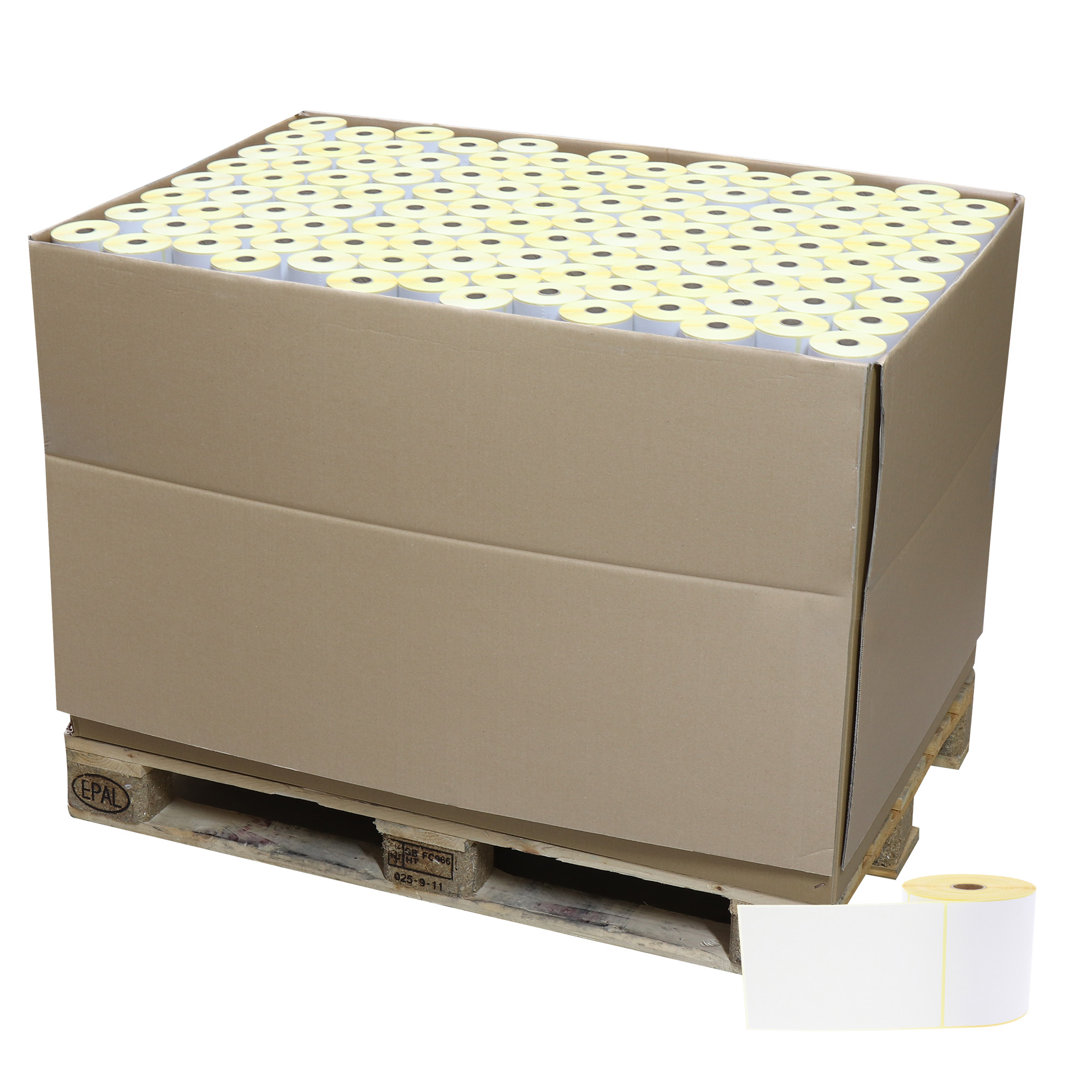 Versandetiketten, 100 x 150 mm, 335.000 Etiketten - Zum Produkt